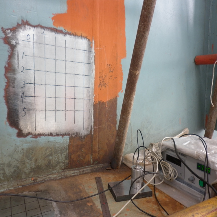 聚航對鋼板墻殘余應(yīng)力檢測及消除