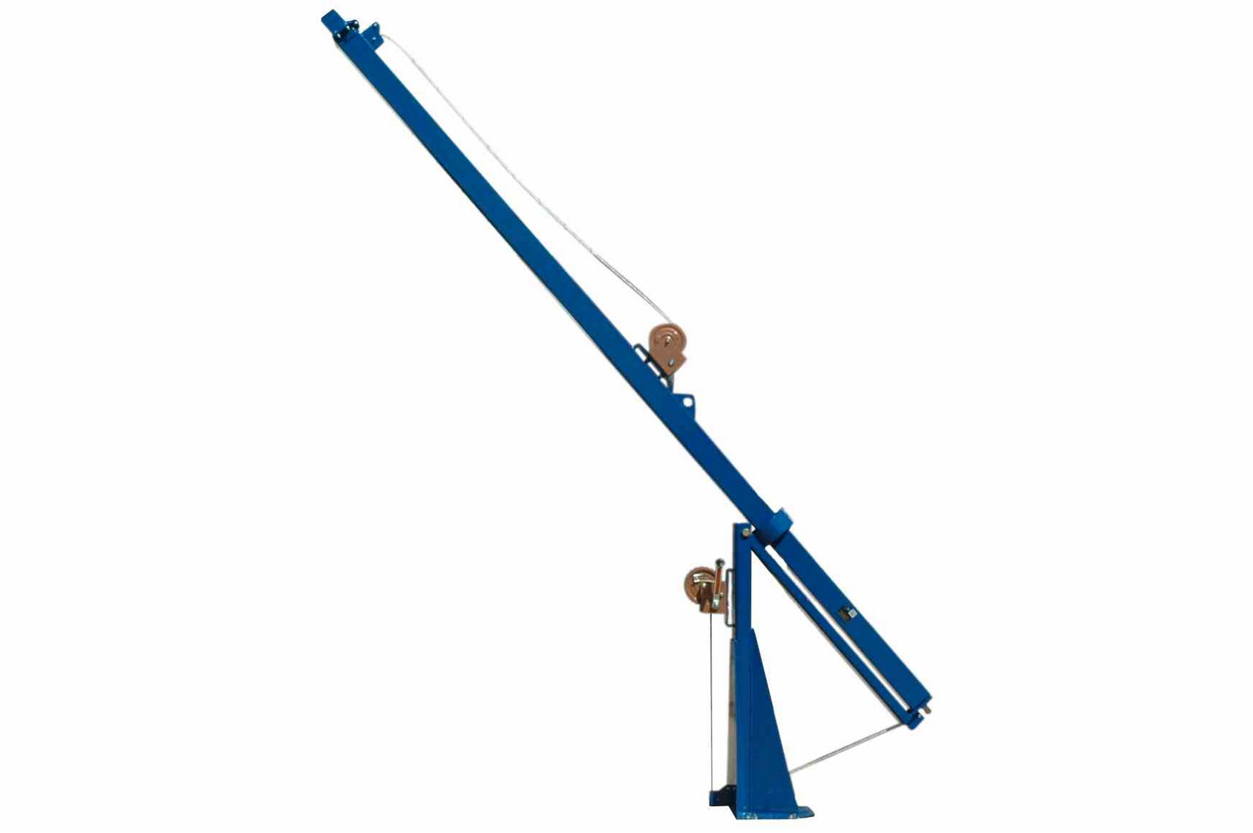 自制500KN/30m動臂桅桿起吊應變測試分析研究試驗